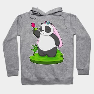 Panda Bride Rose Wedding Hoodie